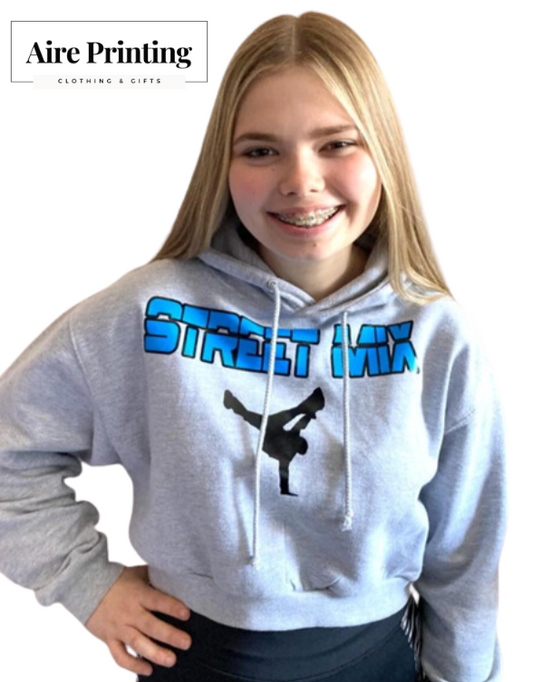 Street Mix Child Cropped Hoodie